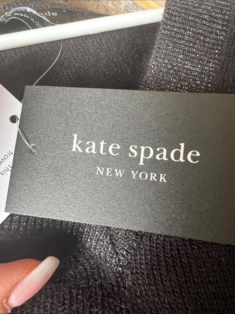 Kate Spade embellished car sweater dress - Picture 5 of 11